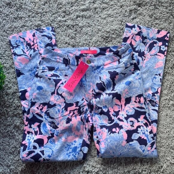Lilly Pulitzer‎ Kelly High Rise Crop Flare size 00 - Picture 5 of 7